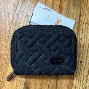 Lug Mini Handspring in Indigo wallet RFID